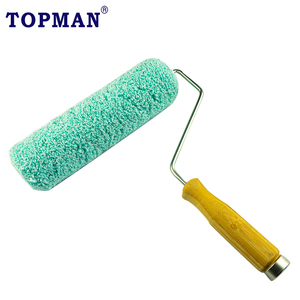 Topman Thân Thiện Với Môi 10Pcs Tre Xử Lý Lint-Miễn Phí Sợi Nhỏ Con Lăn Giấy DIY Công Nghiệp Cấp Bàn Chải Sơn Con Lăn Thiết Lập OEM - Product Image 3