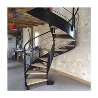 Types de bel escalier en colimaçon intérieur résidentiel commercial Escalier de luxe