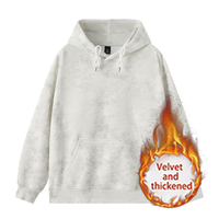 Fabricants de vêtements personnalisés de haute qualité 420 grammes lâche français éponge Logo pull à capuche sweat à capuche d'hiver de base de l'usine