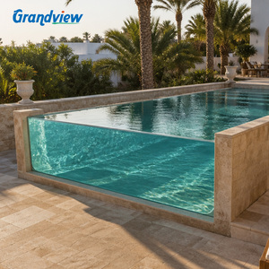 Panneaux acryliques transparents Grandview en PMMA vierge pour piscine, balcon et toit sur mesure - Product Image 1