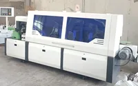 Fabrication de meubles à bois Machines à cintrer les bords automatiques EVA PUR Edge Bander Trimmer MDF PVC Edge Gluing Banding Machine