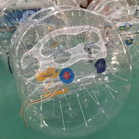 Vente chaude de Bubble Soccer pour adultes, pare-chocs gonflable pour le corps, joie sans fin, ballon à bulles en TPU/PVC, produit de sport et de divertissement