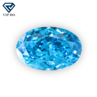 7A Klasse Hochwertige Ovale Crushed-Ice-Cut Mehrfarbige Hochkarbon-Diamanten Lose Edelsteine Simulierte CZ-Diamanten