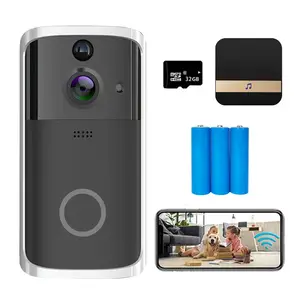 Chuông Cửa Camera Không Dây Chuông Chuông Cửa Video Chuông Cửa Nhà Thông Minh Wifi Camera Chuông Cửa Video HD Báo Động Biệt Thự Liên Lạc Nội Bộ Căn Hộ