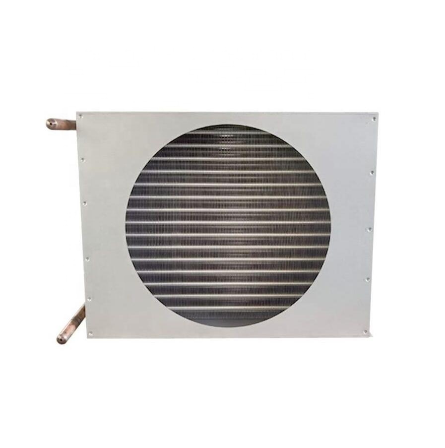 Intercooler grande in alluminio lucidato universale raffreddato ad