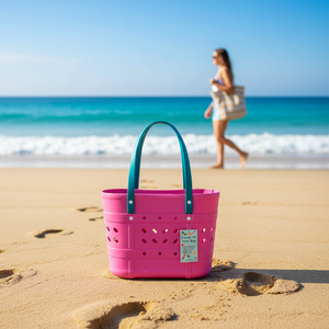 Borsa da Spiaggia Grande Capacità in Eva e Silicone, Impermeabile con Decorazioni Stampate, Borse da Viaggio - Product Image 3
