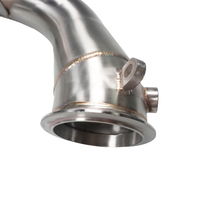 Nouveau système d'échappement haute performance en acier inoxydable 304 soudé TIG pour X5M X6M F95 F96 4.4T Son optimisé