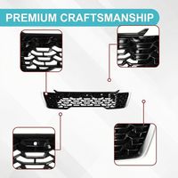 Pour Kia Sorento 2024-2026, calandre supérieure du pare-chocs avant avec trou pour caméra, nickel perlé chromé 863A0R5PB0 863A0-R5PB0 863A0P2CA0A2D