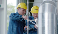 Station de ravitaillement mobile compacte CNG à entraînement hydraulique avec refroidissement par air/liquide, compresseur à 2 étages, distributeur de carburant monté sur châssis