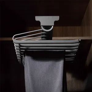 Guardaroba estraibile montato in alto appendiabiti appendiabiti per pantaloni - Product Image 1