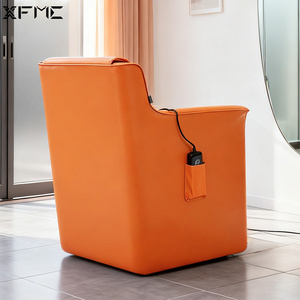 XFMC fauteuils en cuir italien multi-usages salon dossier électrique siège Vibration Massage loisirs chaise de barbier pour Salon - Product Image 4
