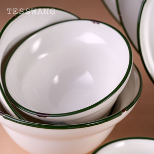 Tazón de Sopa de Porcelana <span class=keywords><strong>Insa</strong></span>, Bonito y Fresco, Vajilla Duradera, Portátil y Reutilizable, Juego de Vajilla Ecológico - Product Image 6