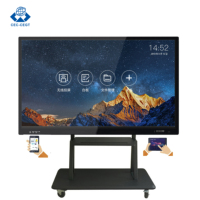 Tablette PC interactive ZDHQ 65 pouces 20 points tactiles 4K Android+Windows avec stylet sans fil et co-écran pour l'éducation