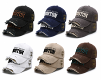 Nouvelle casquette de baseball en denim pur coton personnalisée avec lettres perforées sur le côté, casquette souple pour femme, style décontracté, casquette bec de canard, chapeau de soleil