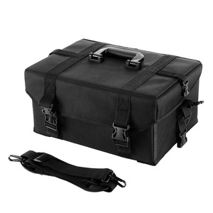 Valigia per Cosmetici Personalizzabile con Logo, Nera e Grigia, Beauty Case Portatile con Asciugamano, per Viaggi e Trasporto Aereo - Product Image 4