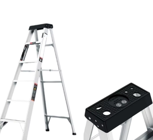 Hot Selling Portable <strong>Aluminum</strong> Alloy Household <strong>Ladder</strong> <strong>Single</strong> Side Step <strong>Ladder</strong> - Product Image 1