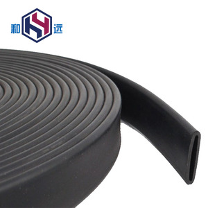 Tubo de inflado traqueal de manguera de goma industrial tipo Llave De eje deslizante de airbag plano negro con servicio de corte - Product Image 3