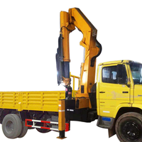 Grue de camion articulée HAOY HY240Z5 de 12 tonnes avec télécommande radio, moteur Weichai, bras pliant hydraulique de 16,2 m