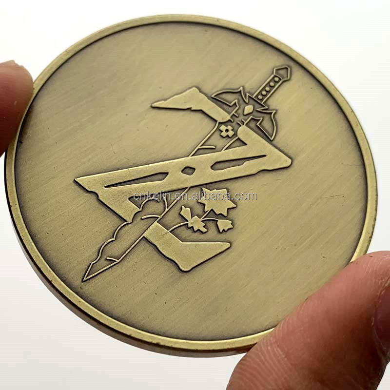 ゼルダの伝説　コイン　銅製 High Quality Japan Game Souvenir 50mm Gold Coin Legend of