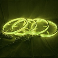 Lumina 17" Double-sided Quad-Row RGBW Aluminium LED Wheel Ring Lights Truck IP67 Waterproof 18800 Lumens 300W 12V BT Sync Remote