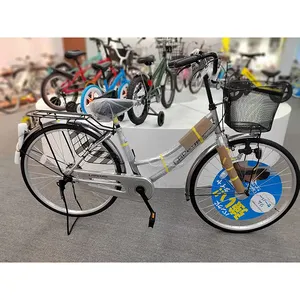 Bicicleta de ciudad barata para hombre y mujer, cuadro de aluminio de carbono para adultos