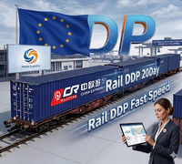 Agente de Transporte Marítimo de Primera Clase, Envíos a Europa, Reino Unido, Francia, Italia, Servicio DDP con Soluciones Logísticas de Carga Aérea
