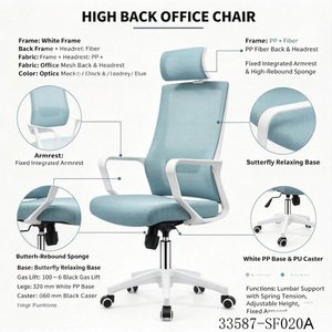 Ergonomic Mesh <b>Office</b> <b>Chair</b> Mid Back Swivel Computer <b>Chair</b> with Fixed Armrest Tilt Green Seat 33587-SF020A - Product Image 2