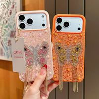 Étui de luxe design combo pour téléphone avec coque de protection pour iPhone, ensemble magnétique rechargeable
