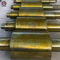 Rouleau de transmission haute performance, grand rouleau de support de travail, rouleau de forgeage en acier, rouleau de laminoir, rouleau principal