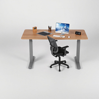 Elevate Desk Workspace - Cadre de bureau assis-debout premium à double moteur et trois niveaux avec automatisation fluide et mémoire personnalisée