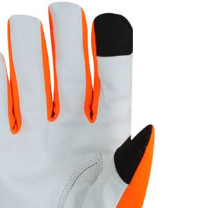 Gants de sécurité en cuir robuste de haute qualité avec logo personnalisé pour l'assemblage, en cuir de chèvre pleine fleur, pour travaux d'assemblage - Product Image 5