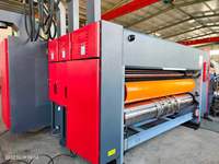 2024 BJSemi automatique 2 couleurs imprimante rs4 slotter chaîne/machine de découpe/machine d'impression de boîte de dessin animé