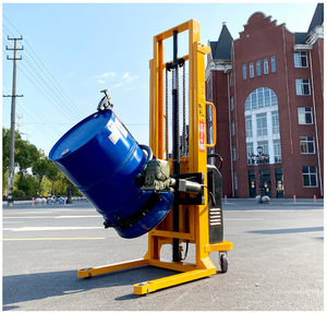 55 Galon 220ML Walkie Stacker dengan Pengangkat <span class=keywords><strong>Drum</strong></span> Minyak, Troli <span class=keywords><strong>Drum</strong></span>, Penggerak <span class=keywords><strong>Drum</strong></span> Minyak, Rotator <span class=keywords><strong>Drum</strong></span> dengan Rotasi 360 Derajat - Product Image 3