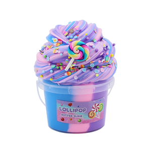 Slime de Mantequilla Multicolor, No Pegajoso, Súper Suave, Aromático, Juguete Sensorial Antiestrés, Manualidades DIY para Niños - Product Image 1