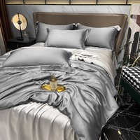 Grossistes en literie 100% Tencel lyocell Couette personnalisée Housse de couette de luxe Ensemble de literie couette drap de lit textile