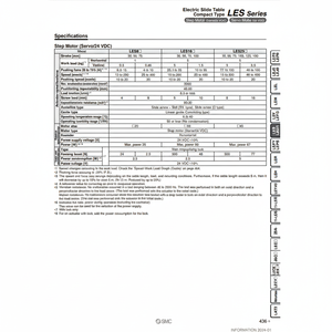 Catégorie de LES16LK-30-R8AN1 Table coulissante électrique SMC Pneumatics - Product Image 1