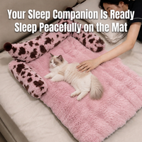 Lit pour animaux de compagnie en peluche à imprimé léopard chaud pour chats - Doux, confortable, antidérapant, durable, design amovible, endroit douillet pour l'hiver, intérieur/extérieur