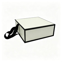 Boîte d'emballage cadeau magnétique en carton rigide EVA avec insert en mousse EVA, logo personnalisé, vente en gros