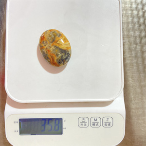 Prezzo di fabbrica spirituale guarigione pietra di agata pazza pietra di palma accettare la personalizzazione per la meditazione - Product Image 6