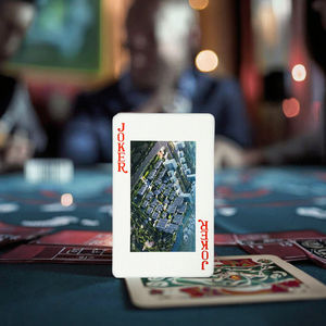 Venta al por mayor <span class=keywords><strong>777</strong></span> juego de póquer naipes 100% papel logotipo personalizado impresión 54 cubierta con caja de papel para <span class=keywords><strong>casino</strong></span> póquer jugando - Product Image 5