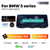 MEKEDE 2K 2400*900 4G LTE Android 13 Snapdragon 685 Android Auto Car Radio DSP Car-play para BMW 5 Series F10 2011-2016