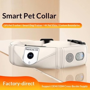 Collier de suivi GPS intelligent pour animaux de compagnie avec caméra 4K, rechargeable, anti-perte et dresseur pour chiens - Product Image 5