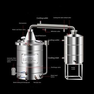 Máquina para Hacer Vino, Bodega a Pequeña Escala, Uso Doméstico y Comercial, Vino Blanco, Equipo de Destilación de Vino con Calentamiento a Leña - Product Image 2