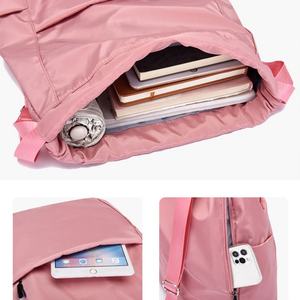 Sac de sport multi-poches imprimé résistant à l'eau avec compartiment à chaussures et cordon de serrage – Nouvelle collection - Product Image 3