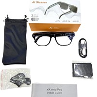 Nouvelles Lunettes Intelligentes XKONEPRO 2026 pour Appels, Photos, Traduction IA, Triple Lentille, Vente Directe Usine, Bouton Tactile