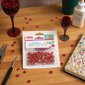 Strass Ilan 4 mm Rossi per Progetti Creativi Confezione da 6G - Product Image 3