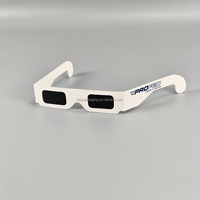 Lunettes d'éclipse solaire en carton certifiées ISO 12312-2 2027, vente en gros, impression personnalisée neutre, verres PET, unisexe
