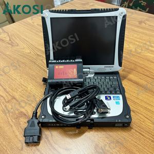 Outil de diagnostic pour camions lourds SINOTRUK HOWO Cnhtc, scanner pour moteur diesel SINOTRUK, interface de diagnostic + ordinateur portable CF19 - Product Image 1