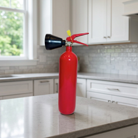Extincteur compact 2 kg CO2, type glace sèche, portable, pour la lutte contre les incendies électriques brusques en bureau et en intérieur