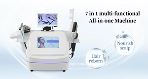 Promo Panas 7 in 1 Alat Analisa Kulit untuk Penggunaan di Rumah, Analisa Kulit Kepala Frekuensi Tinggi dan Mesin Pijat Perawatan Rambut, Colokan US/AU - Product Image 2